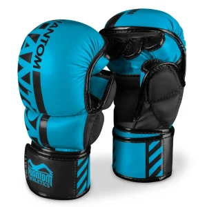 MMA Sparring Handschuhe APEX - Neon Blau