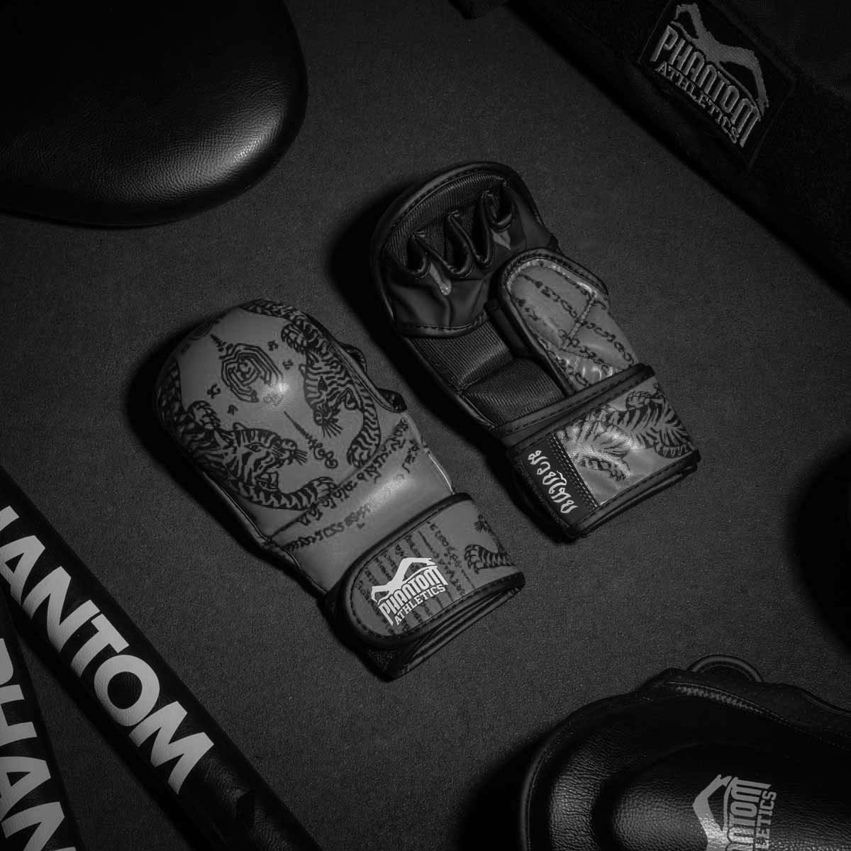 Sparring Handschuhe Muay Thai - Grau – Image 6