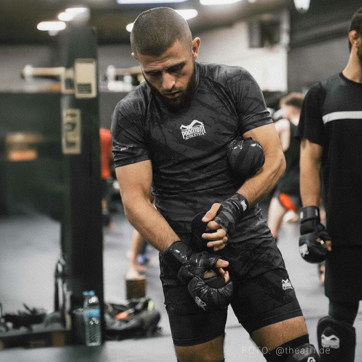 MMA Sparring Handschuhe Camo Tiger - Grau – Image 4