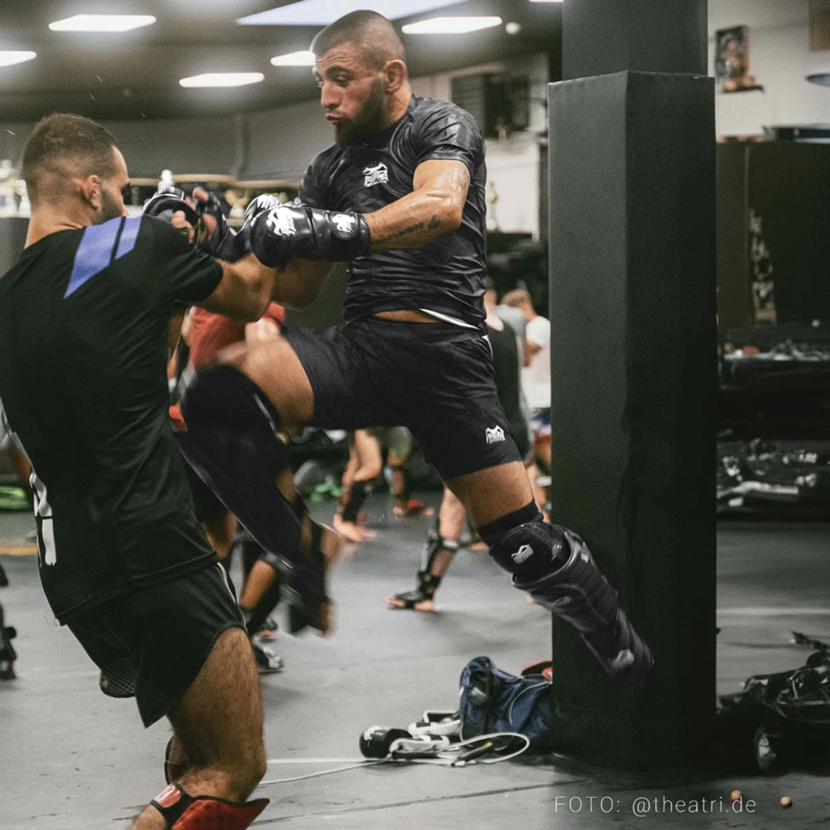 MMA Sparring Handschuhe Camo Tiger - Grau – Image 6