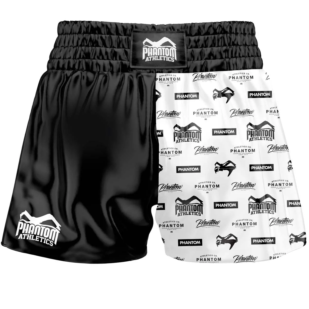 Muay Thai Shorts Legend - Schwarz/Weiß – Image 2