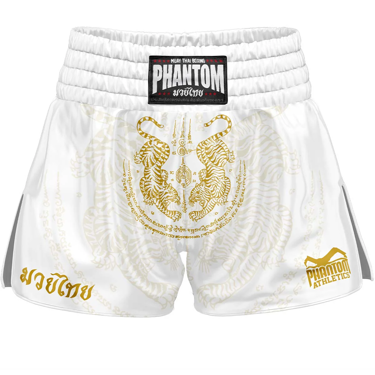 Muay Thai Shorts Sak Yant - Blau – Image 4