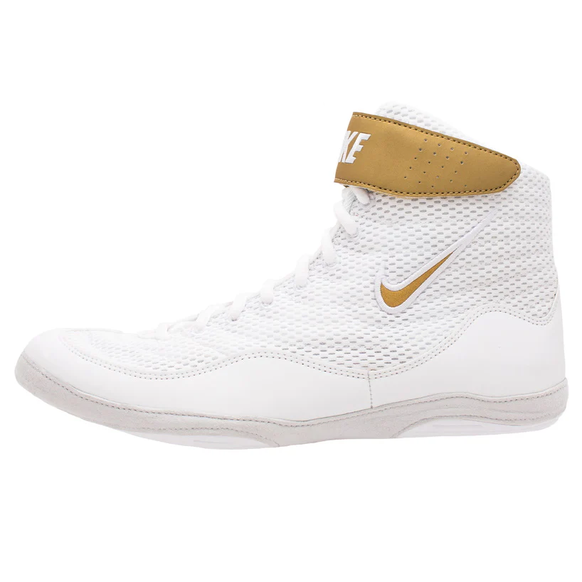 Ringerschuhe NIKE Inflict 3 - Weiß/Gold – Image 2