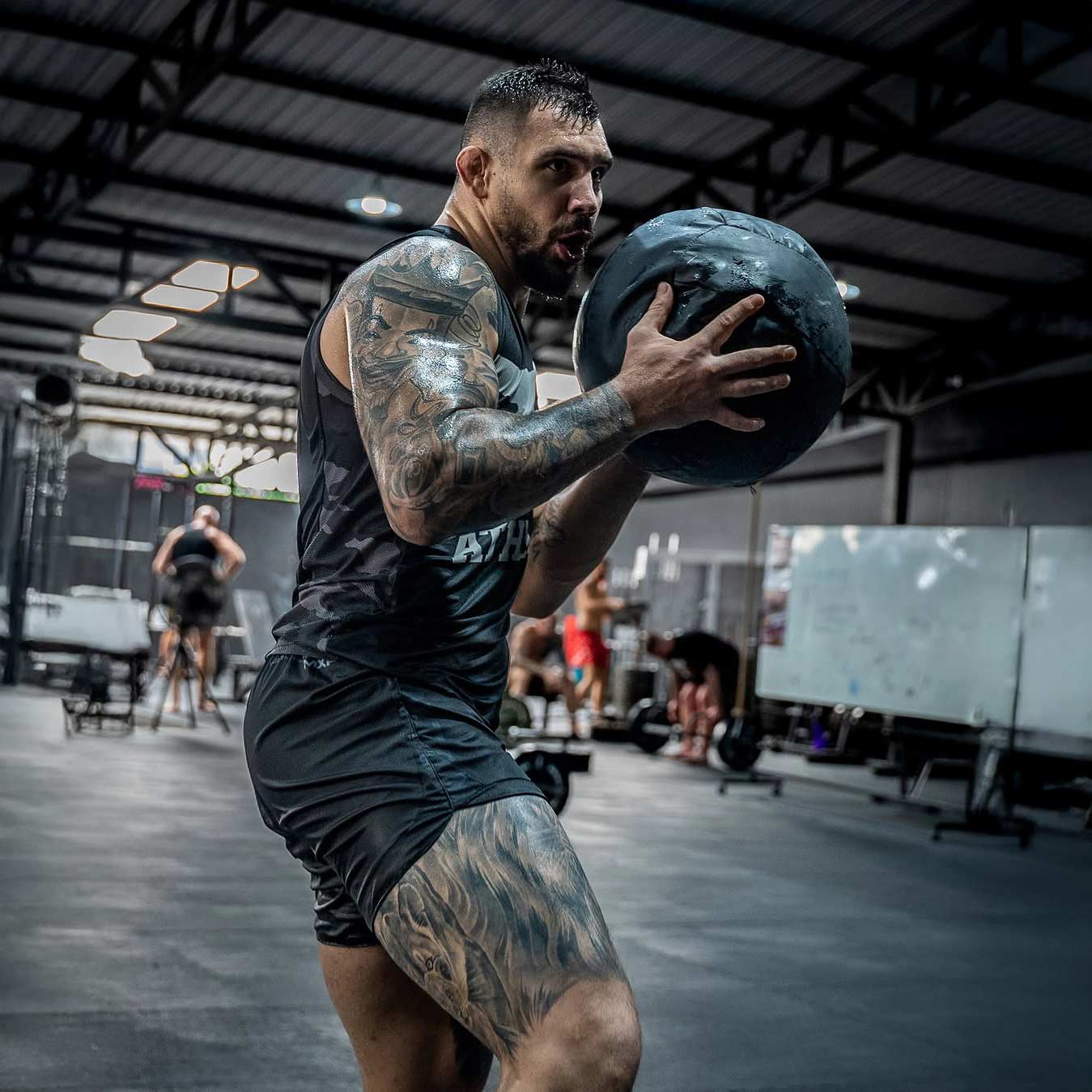 Trainings Tanktop EVO Supporter - Schwarz – Image 4