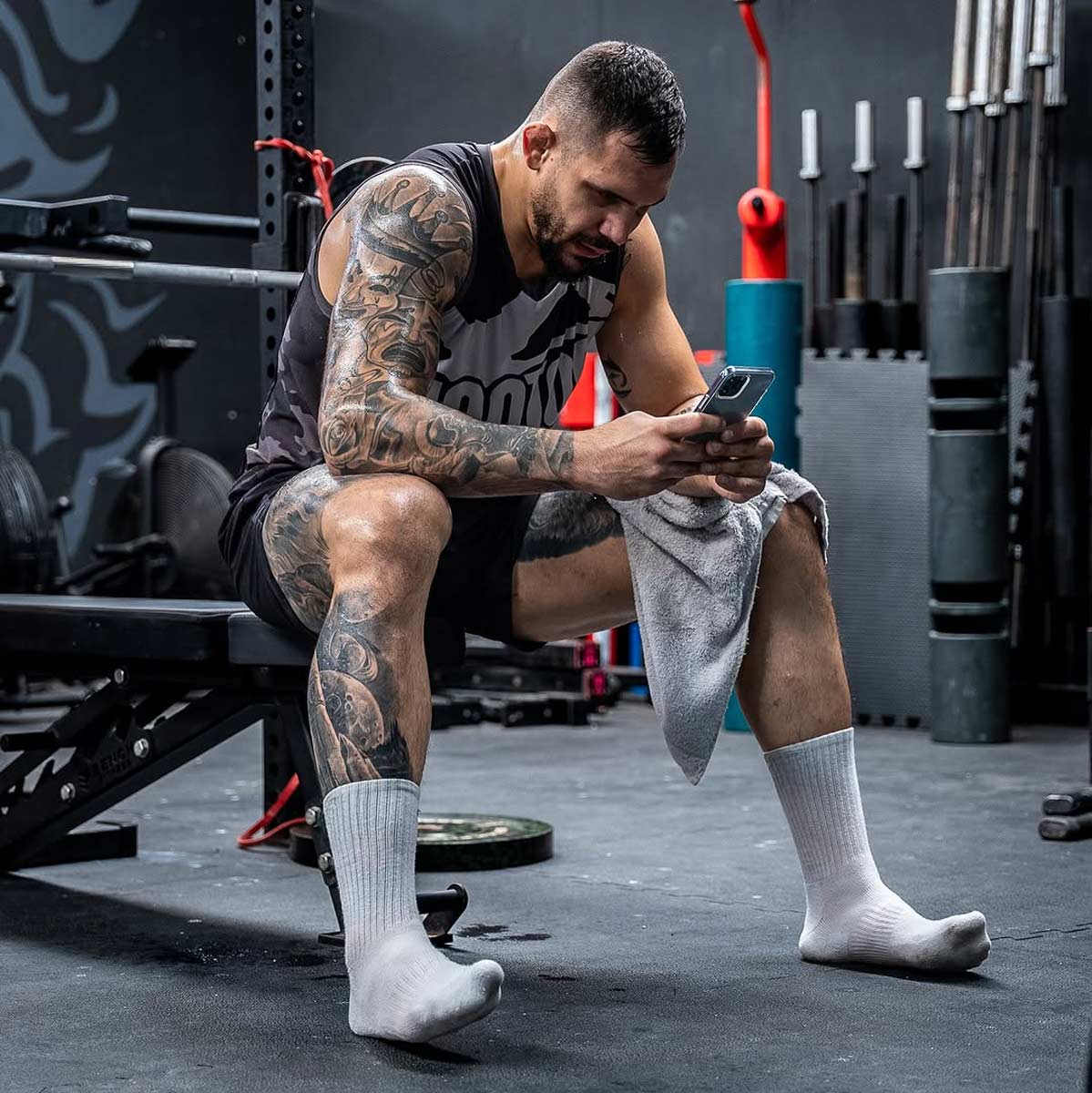 Trainings Tanktop EVO Supporter - Schwarz – Image 7