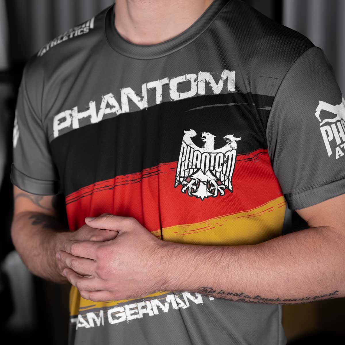 Trainingsshirt EVO Germany - Schwarz – Image 5