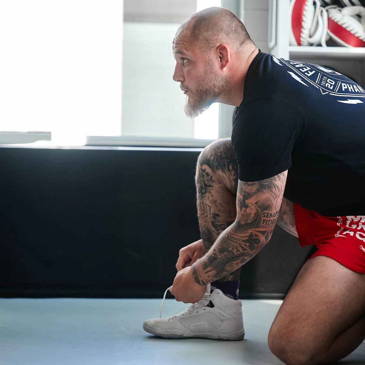 Fightshorts FUSION-R - Make MMA Great Again - Rot – Image 8