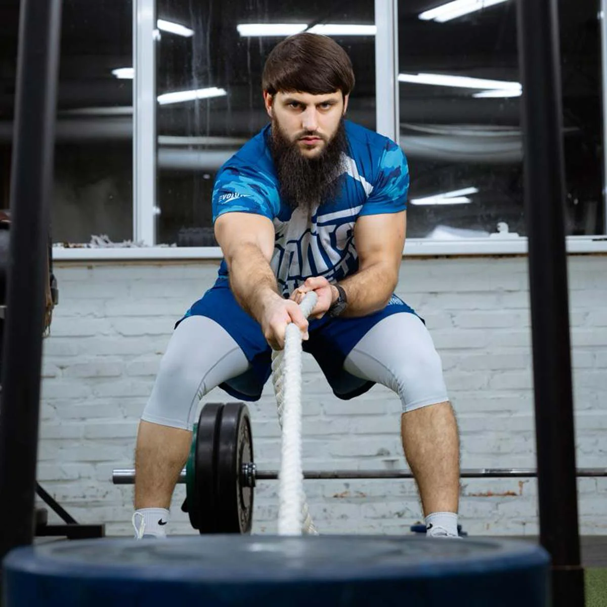 Trainingsshirt EVO Warfare - Navy Camo – Image 5