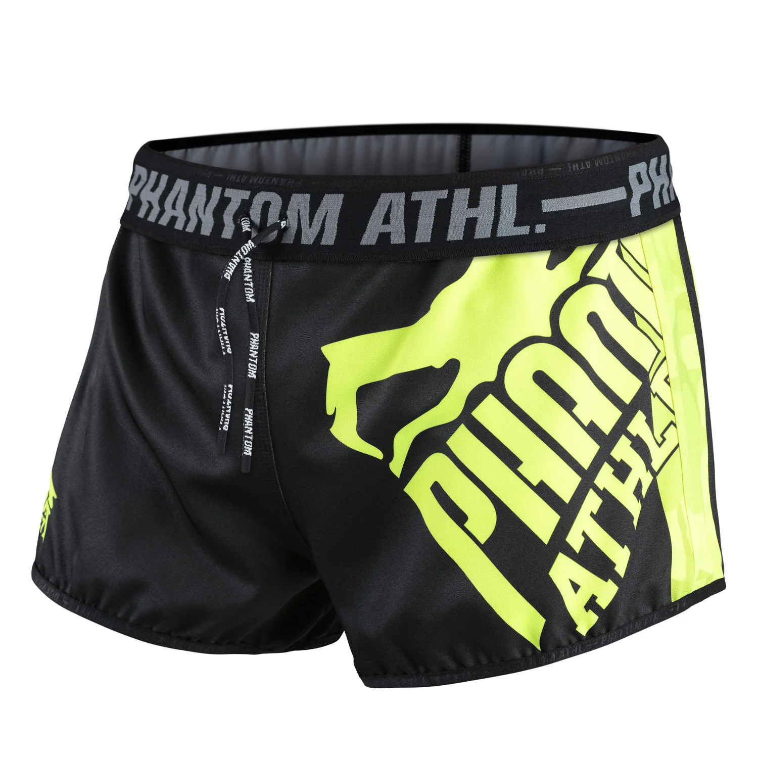 Fightshorts REVOLUTION - Schwarz/Neon – Image 3