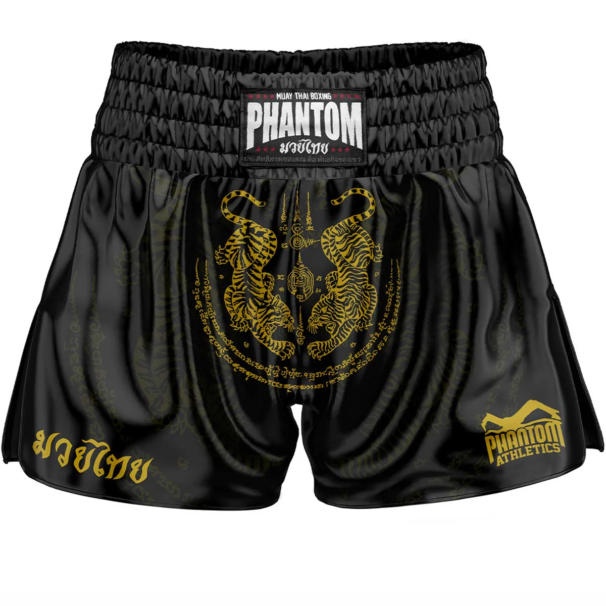 Muay Thai Shorts Sak Yant - Blau – Image 3