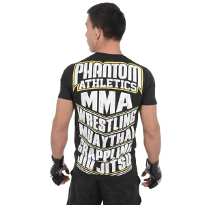 T-Shirt MMA Sports - Schwarz