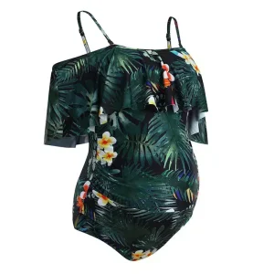 Maillot de Bain Grossesse Tropicale