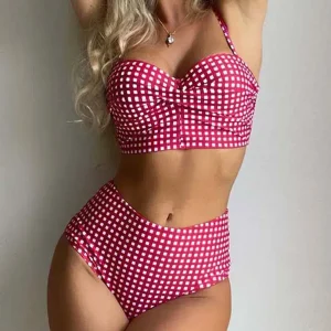 Maillot de Bain Vintage Push-Up Femme