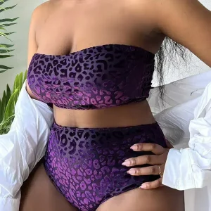 Maillot de Bain Grande Taille Léopard