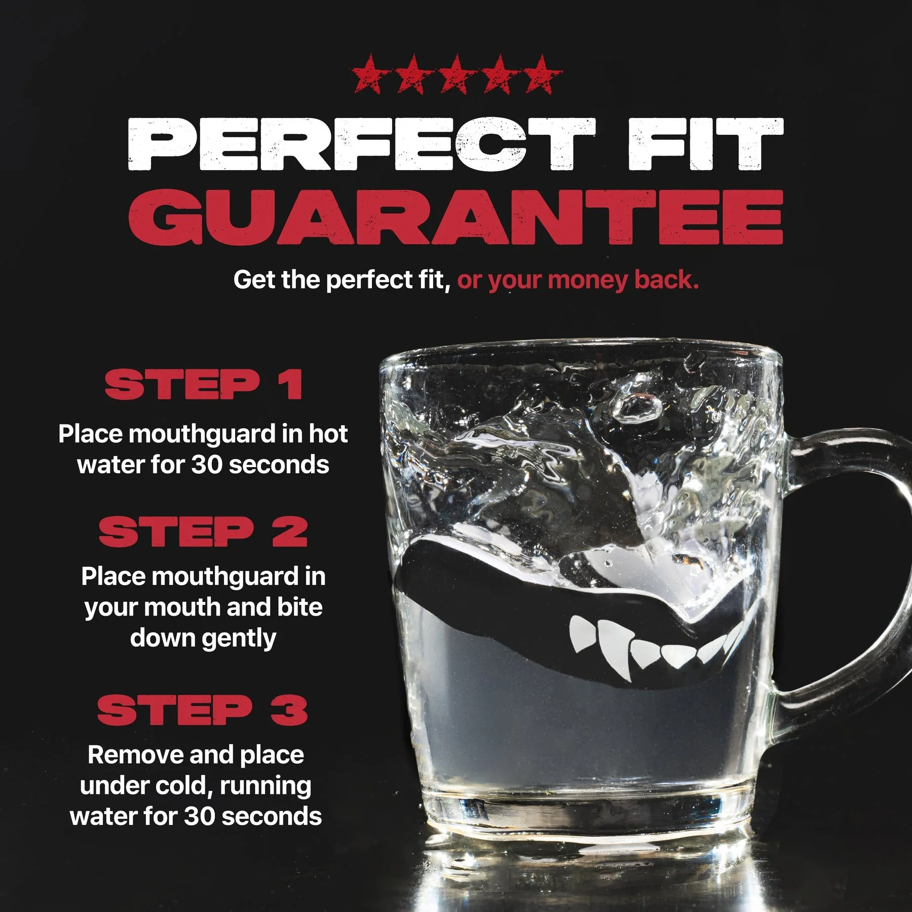 Safejawz Zahnschutz - Extro Series Fangz - Schwarz – Image 3