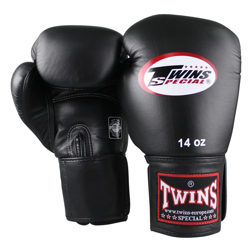 Boxhandschuhe TWINS Muay Thai - BGVF - Schwarz