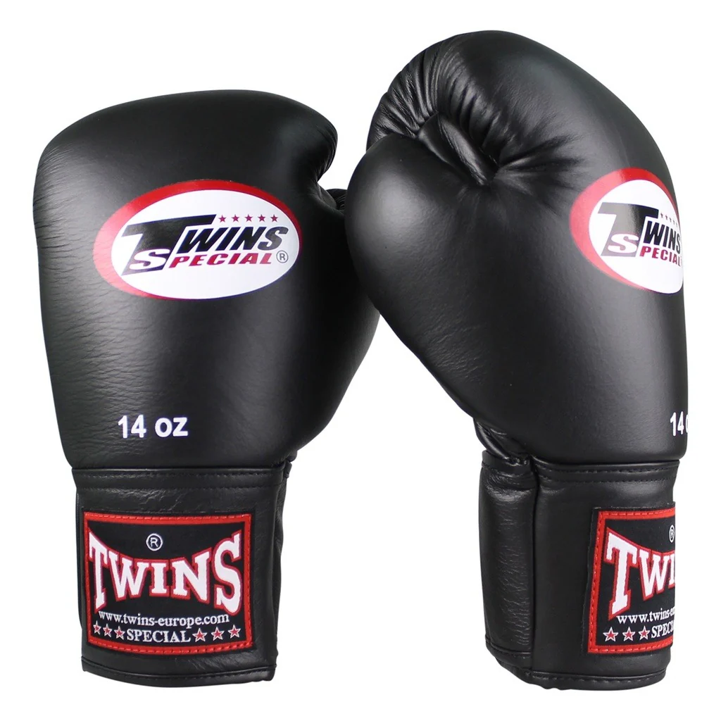 Boxhandschuhe TWINS Muay Thai - BGVF - Schwarz – Image 2