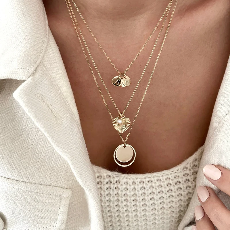 Collier "Capri" plaqué or – Image 3