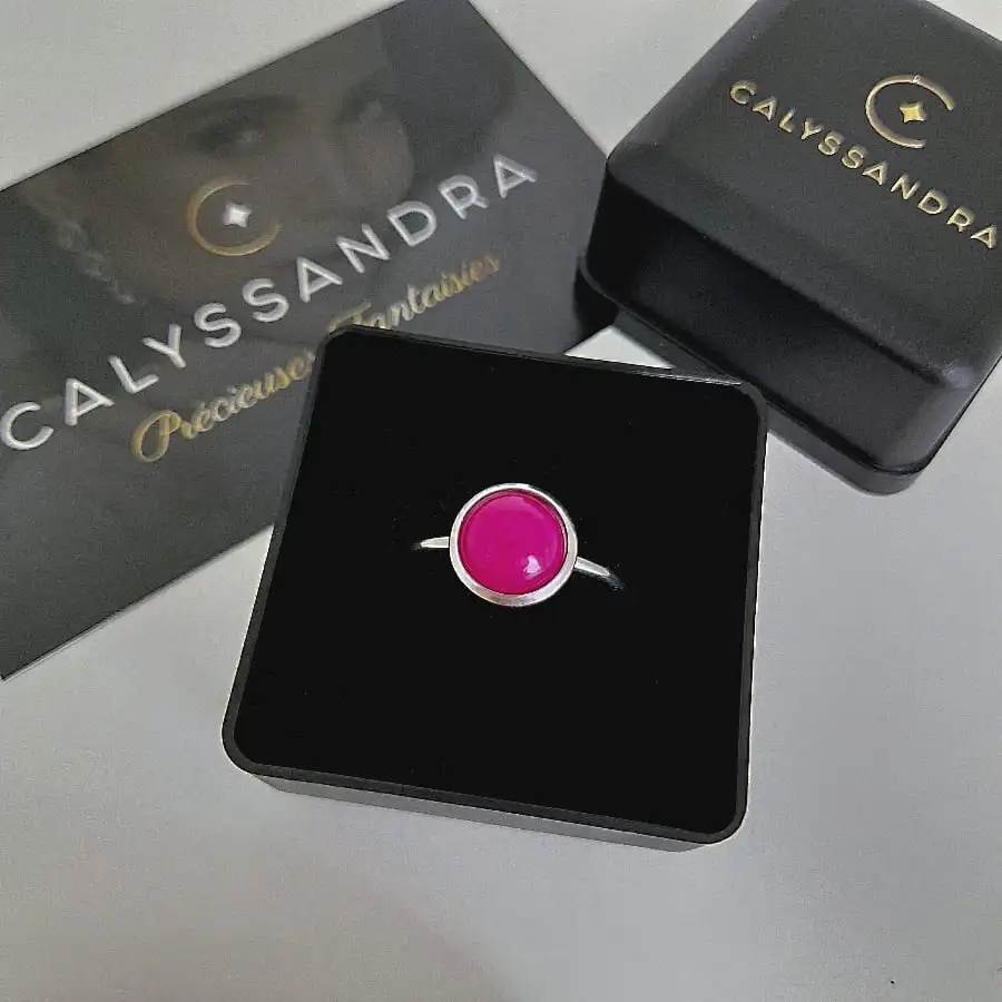 Bague ALLY AGATE ROSE – Image 5