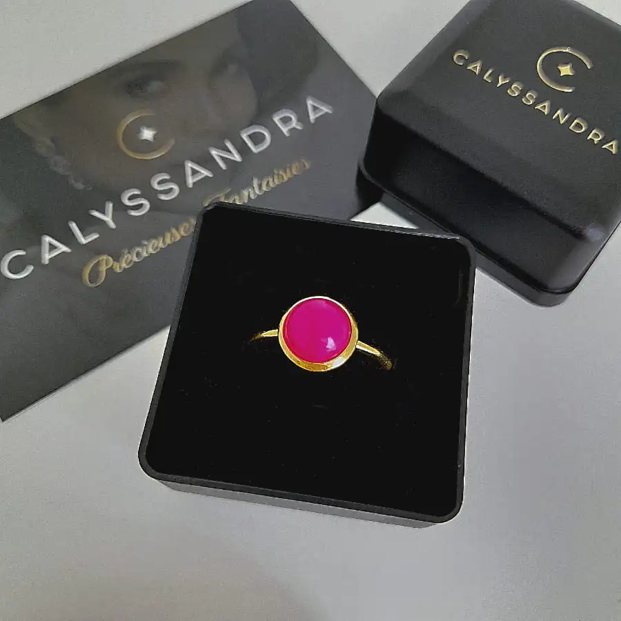 Bague ALLY AGATE ROSE – Image 4
