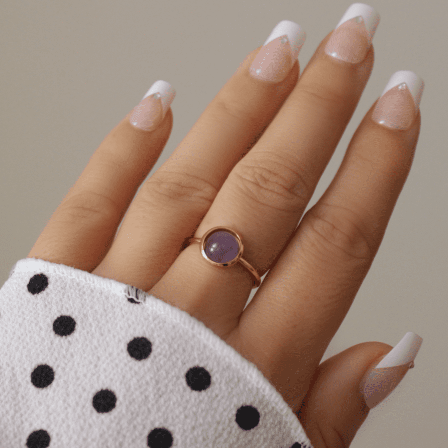 Bague ALLY AMETHYSTE – Image 2