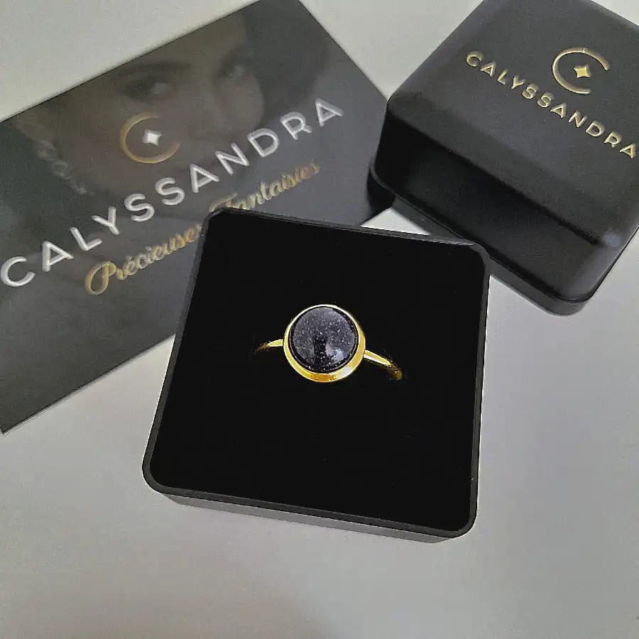 Bague ALLY BLUE SAND STONE – Image 4