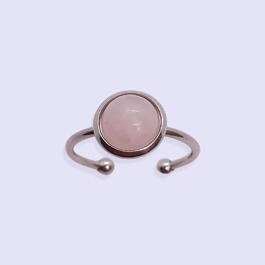 Bague ALLY QUARTZ ROSE – Image 7