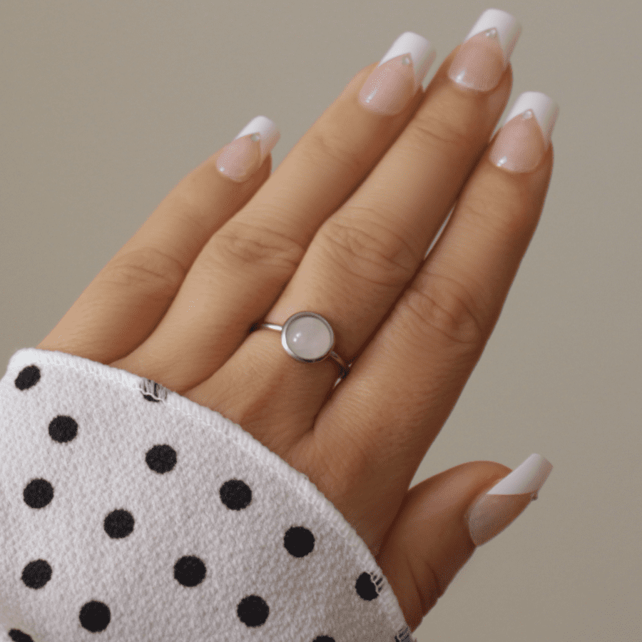 Bague ALLY QUARTZ ROSE – Image 3