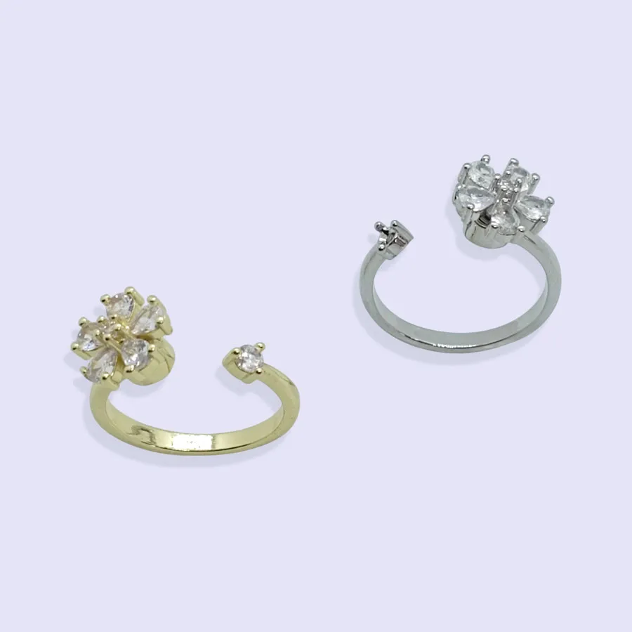 Bague ANTI-STRESS FLEUR