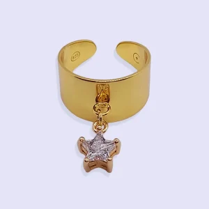 Bague Breloque ÉTOILE PLAQUÉ OR