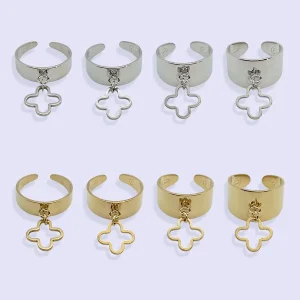 Bague Breloque LUCKY ACIER INOXYDABLE