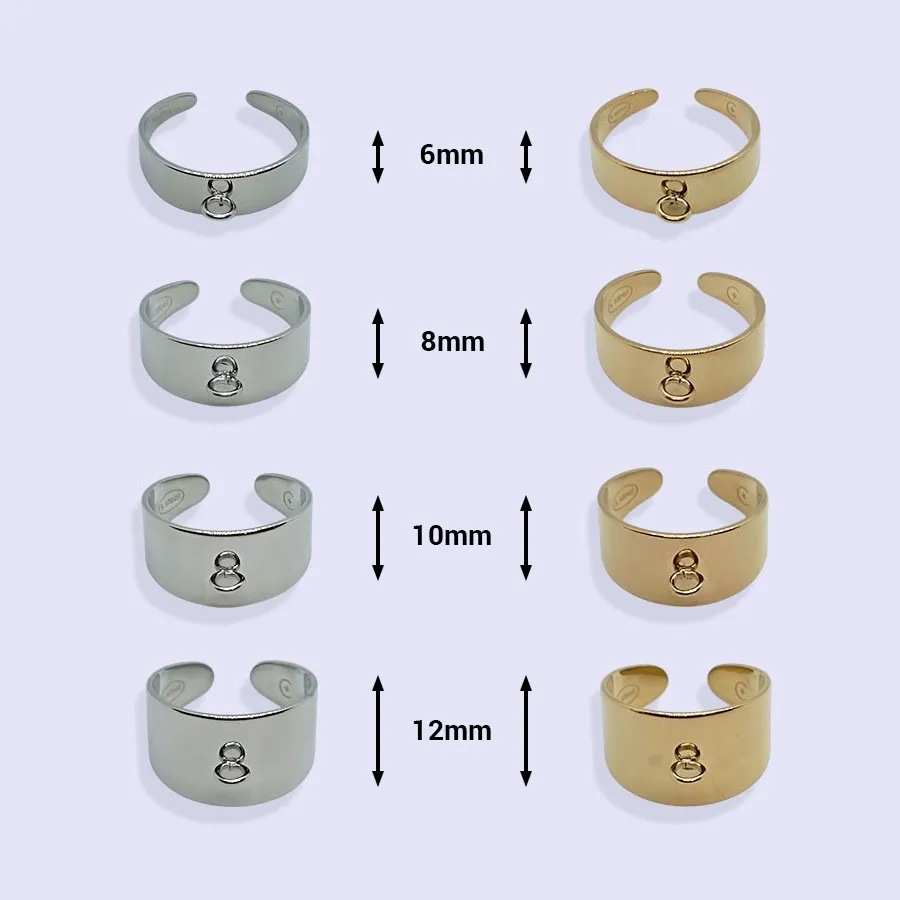 Bague Breloque ZIRCON ACIER INOXYDABLE – Image 6