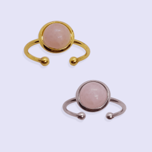 Bague ALLY QUARTZ ROSE
