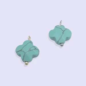 Charm TREFLE TURQUOISE