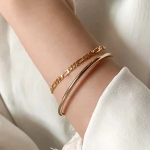 Bracelet Chaîne Gourmette Figaro