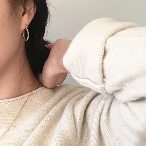 Boucles d’oreilles Créoles Lou