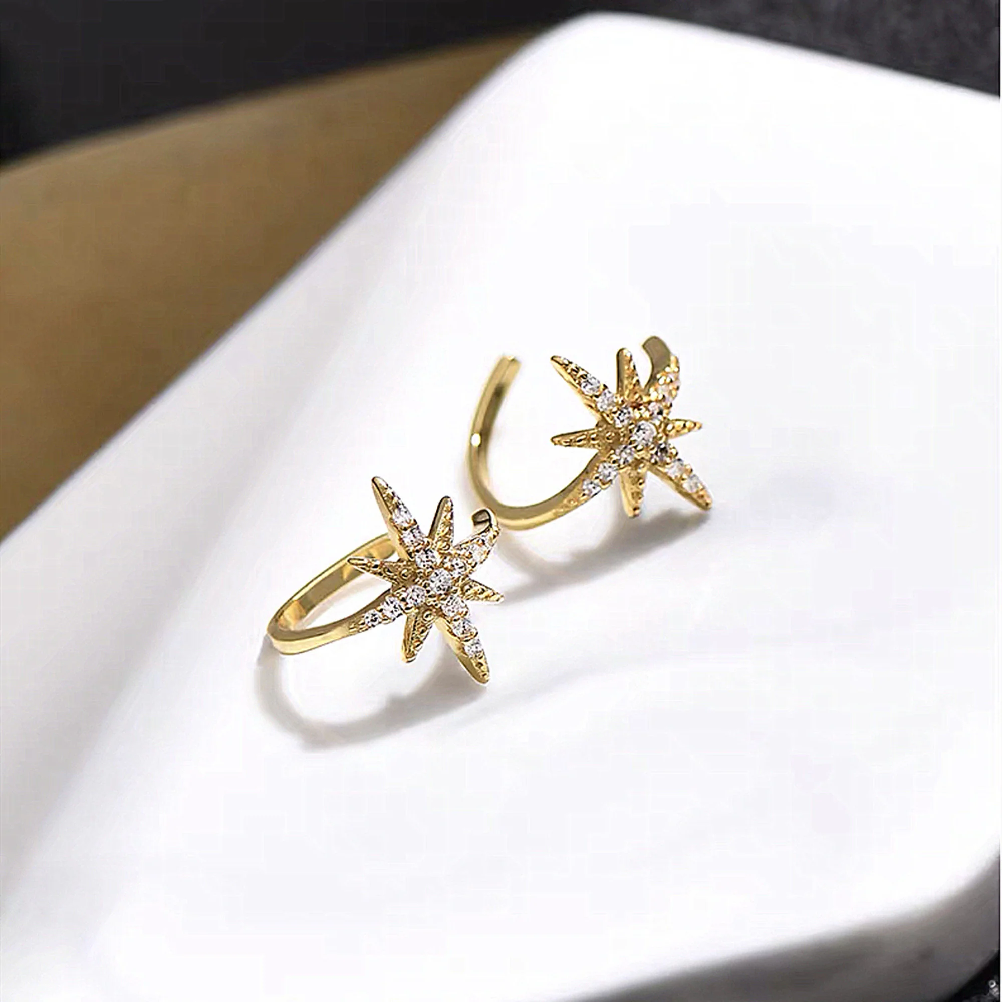 Boucle d’Oreilles Sans perçage Etoile du Nord – Image 6