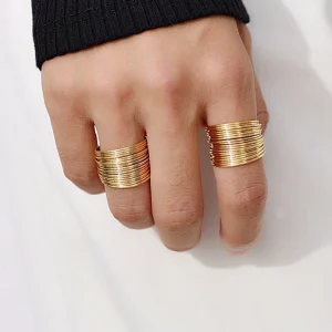 Bague Anneaux Multi-bandes