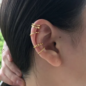 Boucle d’Oreille sans Perçage Simple et délicat à Choisir