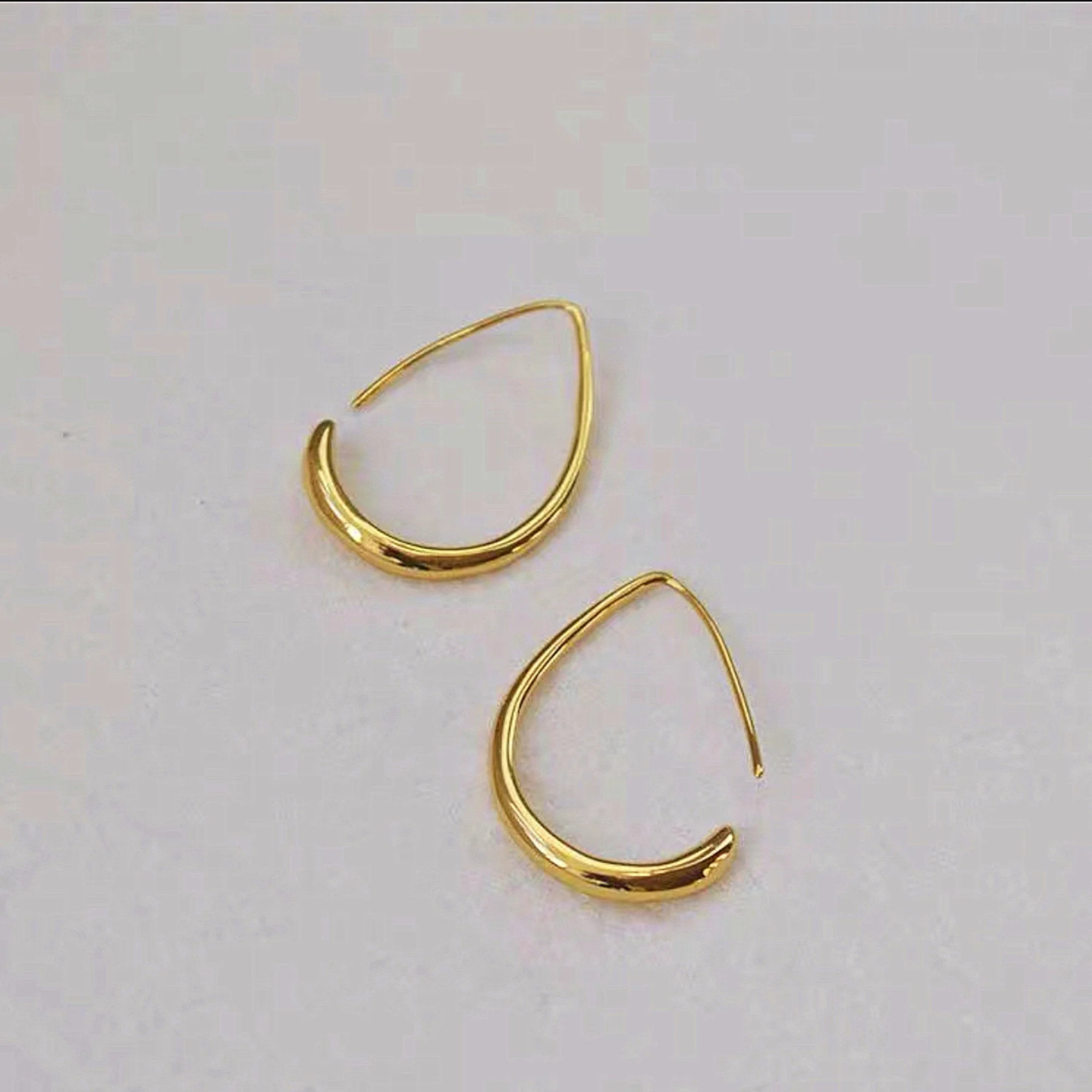 Boucles d’oreilles Créoles Goutte D'eau Giulia – Image 6