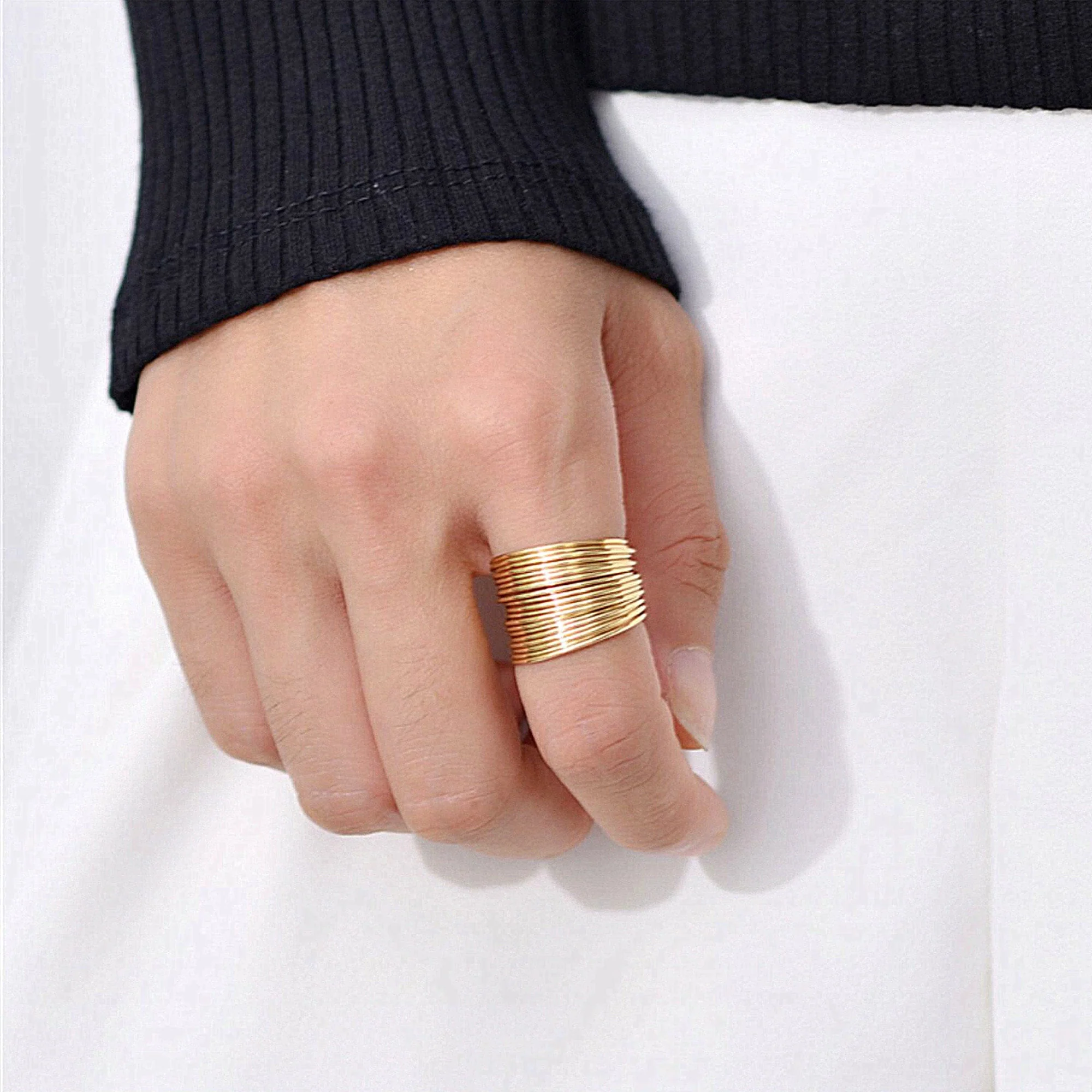 Bague Anneaux Multi-bandes – Image 6