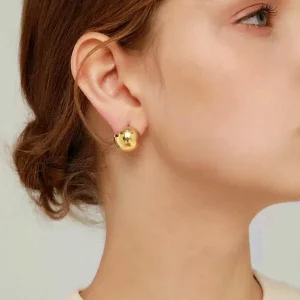 Boucles d’oreilles Créoles Boules