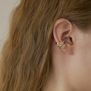 Boucle d'oreille Sans Perçage Zircon
