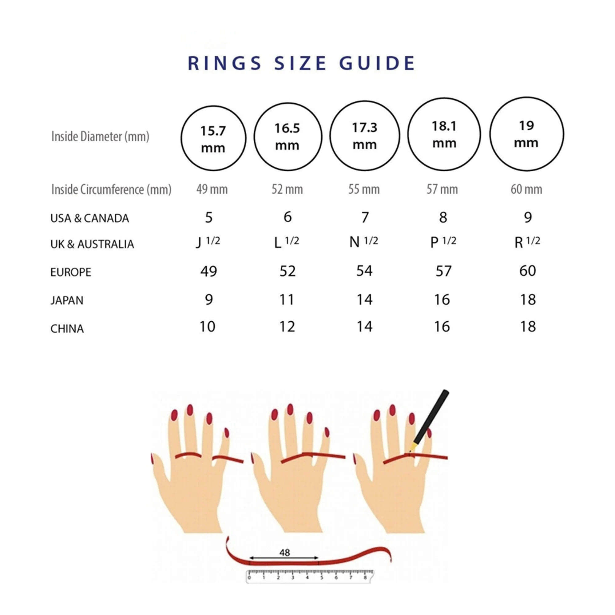 Bague Anneau Zircon Blanc Fine – Image 6