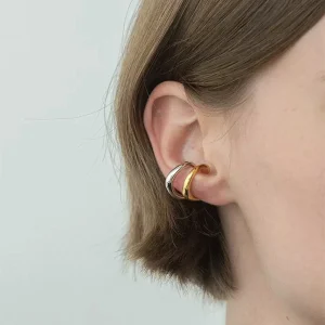 Boucle d'oreille Sans Perçage Simple et Epaisse