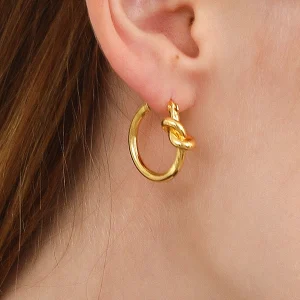 Boucles d'oreilles Créoles Nœuds