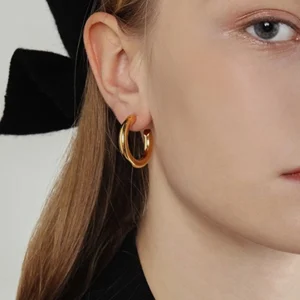 Boucles d’oreilles Créoles Epaisses Cercles