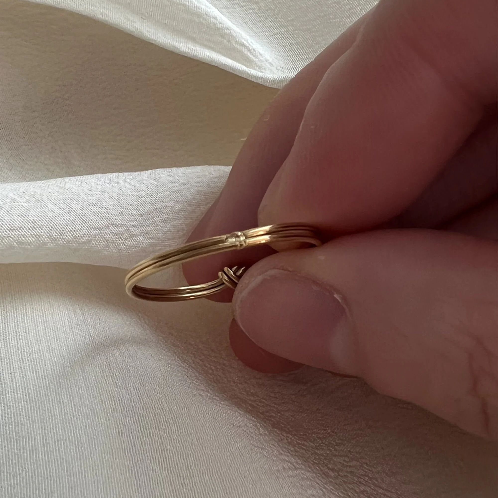 Bague Anneau Nœud d’amour Promesse – Image 9