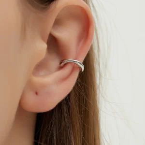 Boucle d'oreille Sans Perçage Barre Simple