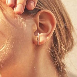 Boucle d'oreille Barre pour Lobe